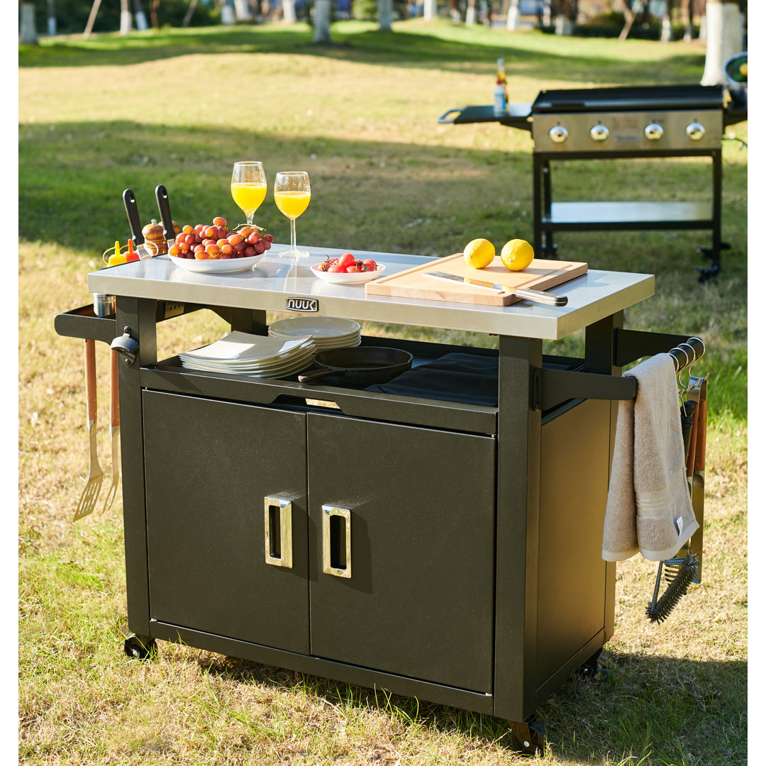 NUUK Pro 42IN Stainless Steel Outdoor Kitchen Cabinets and Storage Cart